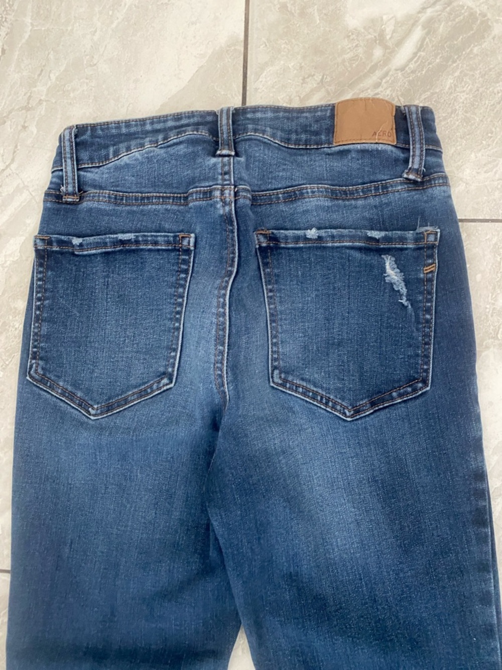 AERO Super High Rise Women Skinny Distressed Jeans | 6 - Picture 10 of 12